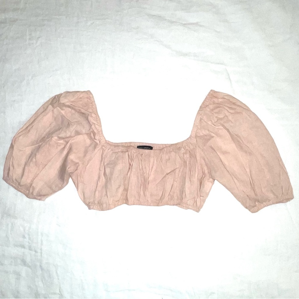 Cotton Candy LA Milk Maid Crop Top